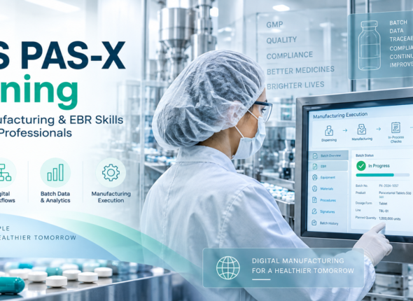 Learn MES PAS-X Training with practical EBR, MBR, GMP, pharma workflows, and real manufacturing scenarios at Ascents Learning. Build job-ready MES skills.